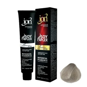 رنگ مو آیون شماره 11.1 حجم 120 میلی لیتر رنگ بلوند پلاتینیه دودی روشن